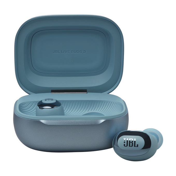 JBL Live Buds 3 - Blue - True wireless Noise Cancelling bud-type earbuds - Front image number null